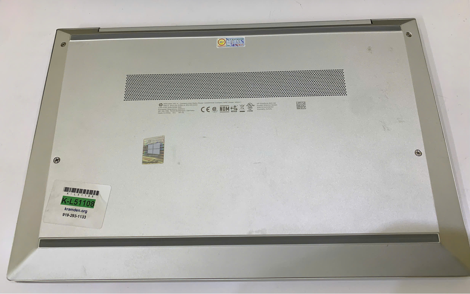 HP EliteBook 840 G8 Cũ / CPU i7-1165G7 / RAM 16GB / SSD 256GB / iGPU intel Iris Xe Graphics / WIFI 6 / Màn 14 inch FHD / Màu Bạc - Ảnh 6